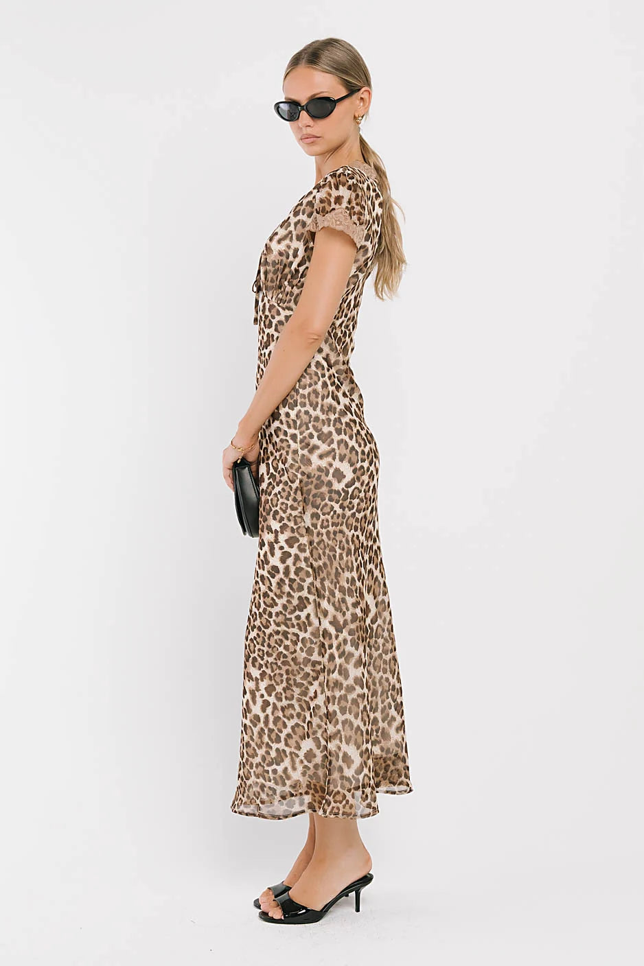 Tatiana Leopard Midi Dress