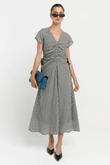 Jacqueline Gingham Midi Dress